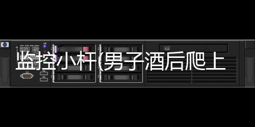 监控小杆(男子酒后爬上监控杆：不给3000万不下来)